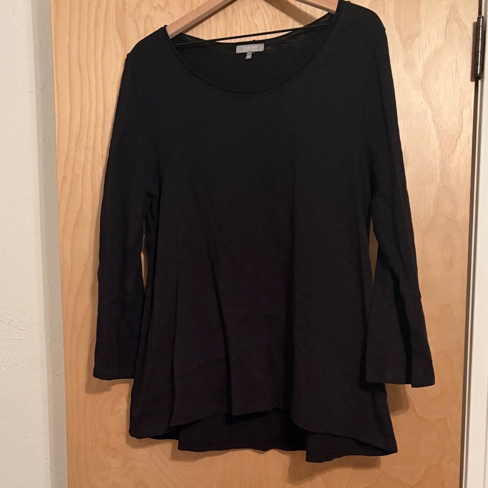 Habitat Black Long Sleeve Women's Top